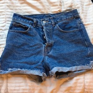 John galt sturdy denim cutoff shorts